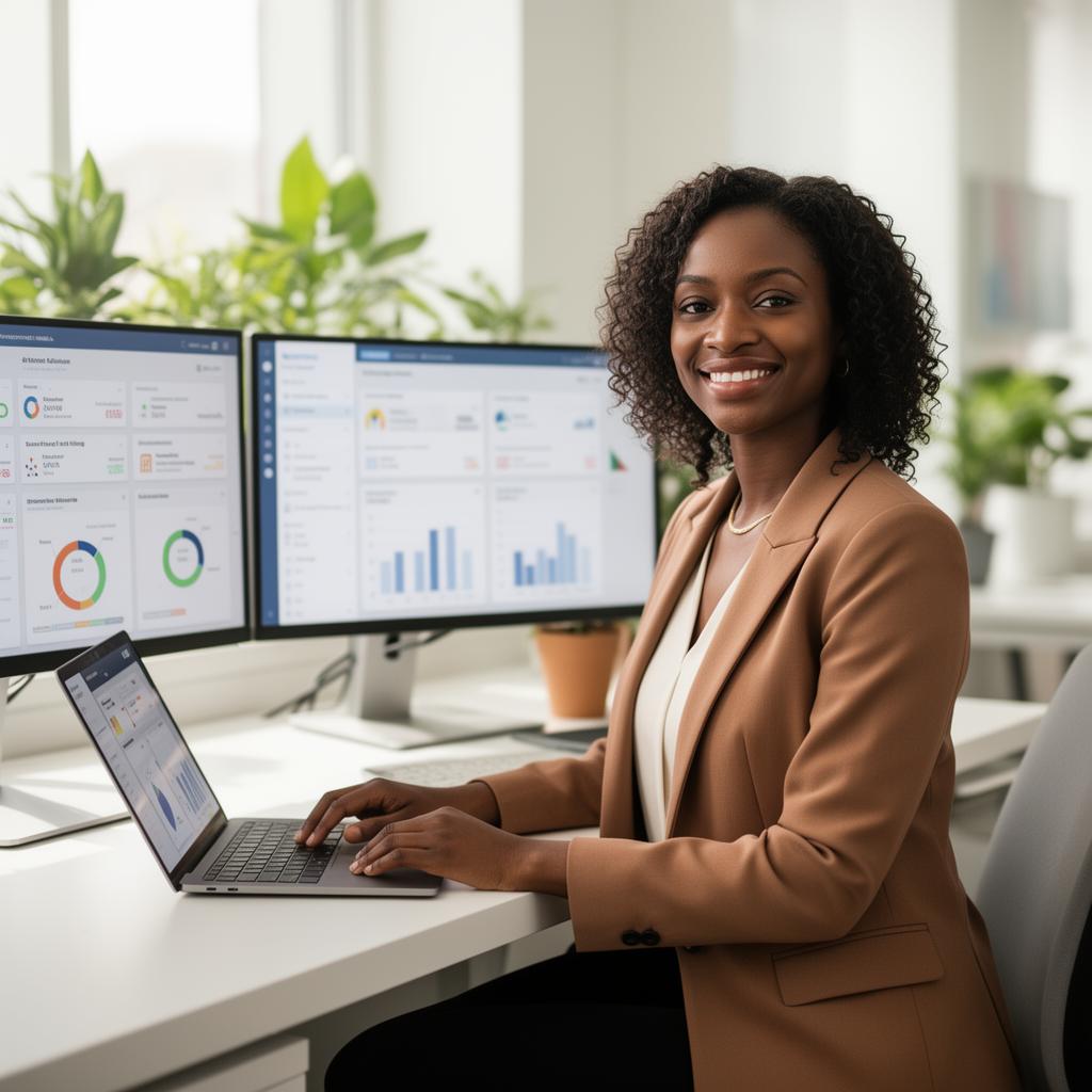 Your dedicated African American marketing director working on growth strategy